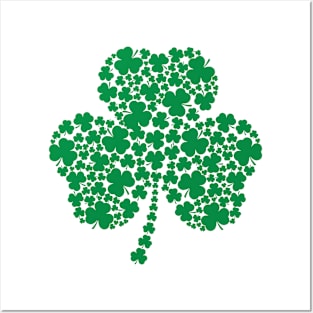 St. Patrick's Day for Women Shamrock Heart Posters and Art